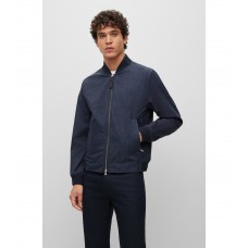 Hugo Boss Slim-fit jacket in performance-stretch water-repellent fabric 50488474-404 Dark Blue