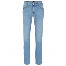 Hugo Boss Slim-fit jeans in blue comfort-stretch denim 50488585-455 Light Blue