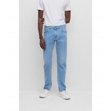 Hugo Boss Regular-fit jeans in blue comfort-stretch denim 50488586-455 Light Blue