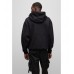 Hugo Boss BOSS x Khaby Relaxed-fit cotton-blend hoodie with lenticular artwork 50493290-001 Black
