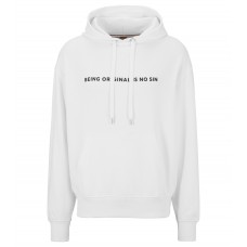 Hugo Boss Relaxed-fit cotton-terry hoodie with Frida Kahlo graphic 50494784-100 White