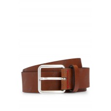 Hugo Boss Leather belt with logo-embossed strap hbeu50496794-210 Brown