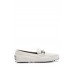Hugo Boss Driver moccasins in suede with cord and hardware details 50497209-110 White