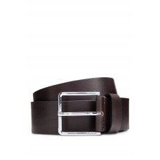 Hugo Boss Italian-leather belt with branded pin buckle hbeu50497290-202 Dark Brown