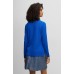 Hugo Boss Cotton-blend sweater with logo trim 50497500-463 Blue