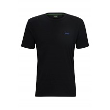 Hugo Boss Regular-fit logo T-shirt in organic cotton 50469062 Black