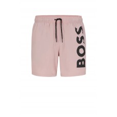 Hugo Boss Quick-drying swim shorts with large contrast logo 50469594 light pink
