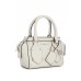 Hugo Boss Grained-leather mini tote bag with padlock and tag 50485492 White