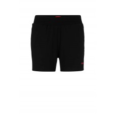 Hugo Boss Single-jersey loungewear shorts with contrast logo 50490596 Black
