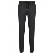 Hugo Boss Regular-fit trousers in macro-printed stretch jersey 50495621 Black