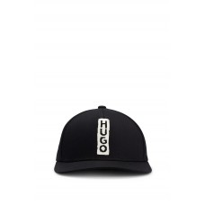 Hugo Boss Cotton-twill cap with marker-style logo 50496252 Black