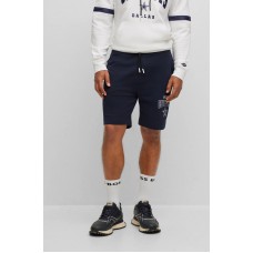 Hugo Boss BOSS x NFL cotton-terry shorts with collaborative branding 50497847 Cowboys