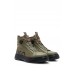 Hugo Boss Hybrid lace-up boots with logo tape 50498570 Light Green