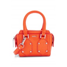 Hugo Boss Grained-leather mini bag with branded hardware 50498662 Orange