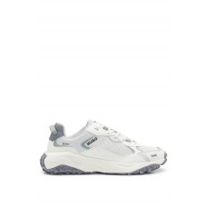 Hugo Boss Low-top trainers with open-mesh uppers 50498676 White