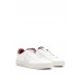 Hugo Boss Faux-leather trainers with side-panel logo 50498896 White
