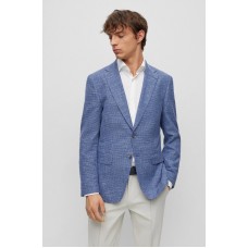 Hugo Boss Slim-fit jacket 50500243 Light Blue