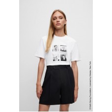 Hugo Boss BOSS x Keith Haring T-shirt with photographic artwork 50505427 White
